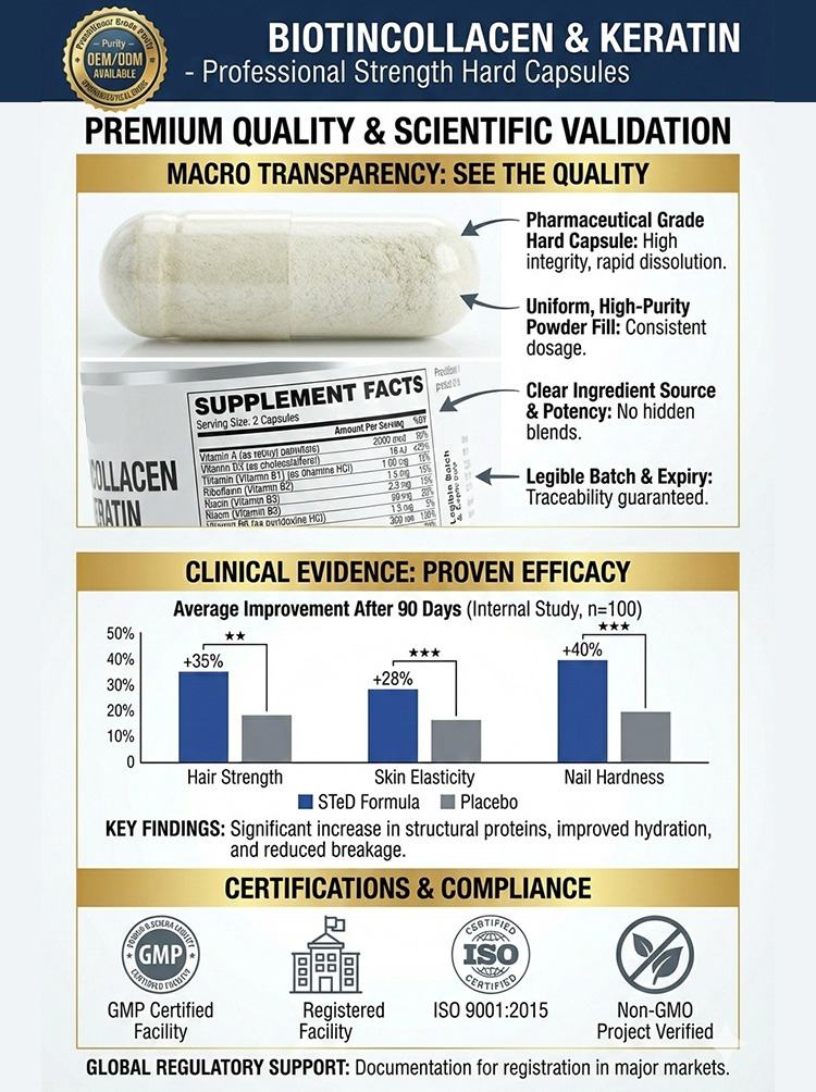 Biotin Collagen Complex Capsules