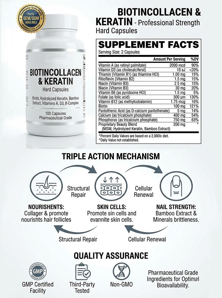 Biotin Collagen Complex Capsules product detail image 8