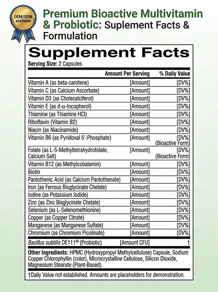 Daily Nutrition Supplement Capsules product detail image 7