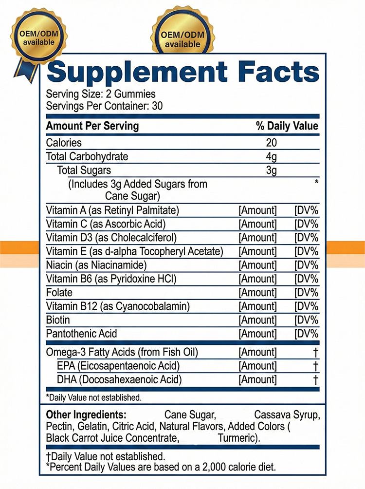 Teen Multivitamin and Omega Capsules product detail image 7