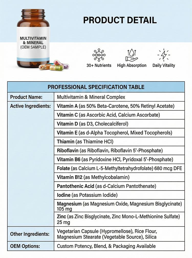 Multivitamin & Mineral product detail image 7