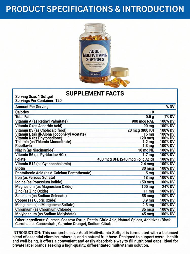 Multivitamin Softgel product detail image 7