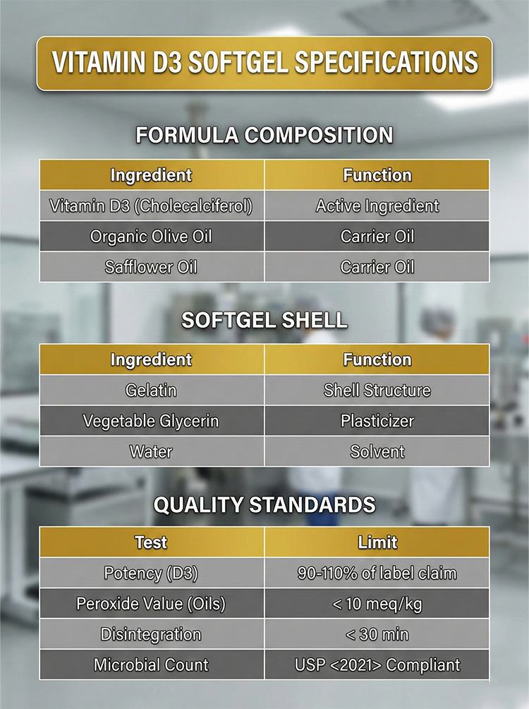 Vitamin D3 Softgels product detail image 7