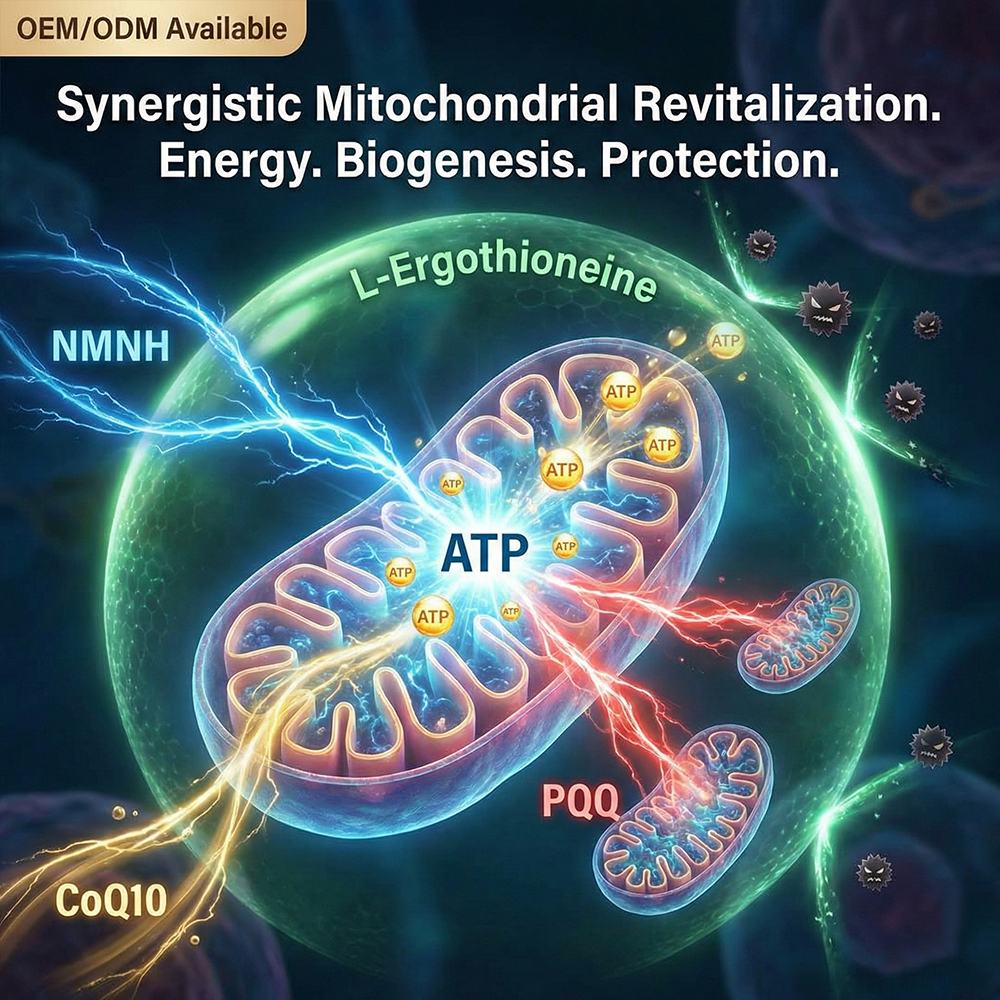 CoQ10 PQQ L-Ergothioneine Capsules product detail image 3
