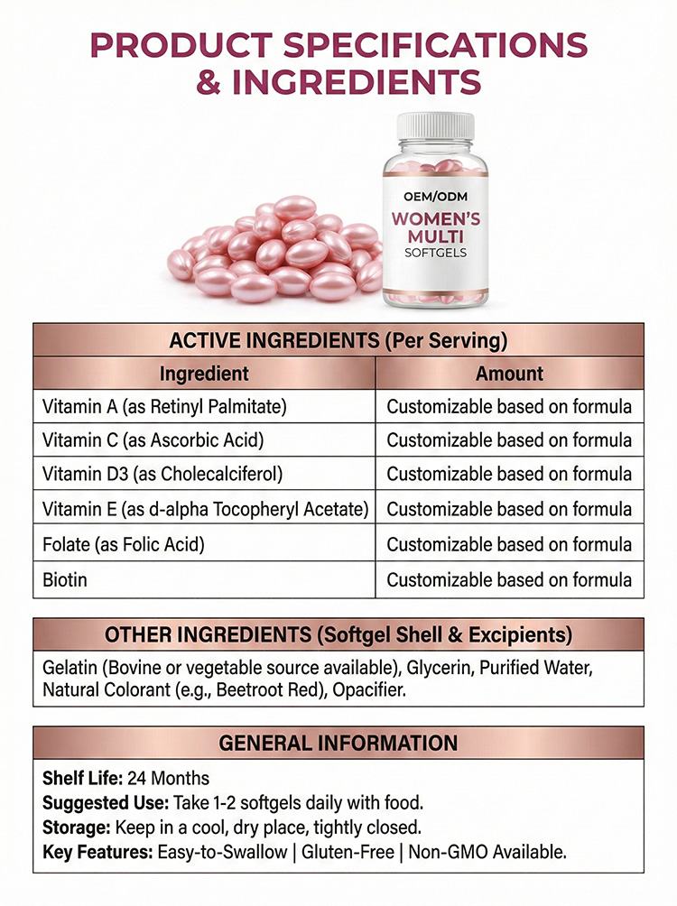 Women's Multivitamin Tablets product detail image 7