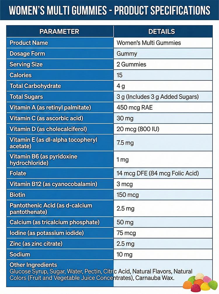 Women's Multivitamin Gummies product detail image 7