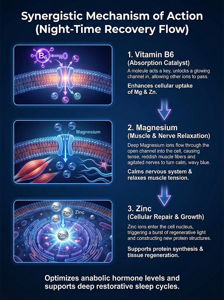 Zinc Magnesium& Vitamin B6 product detail image 8