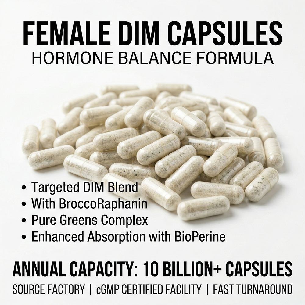 Female diindole methane (DIM) capsules