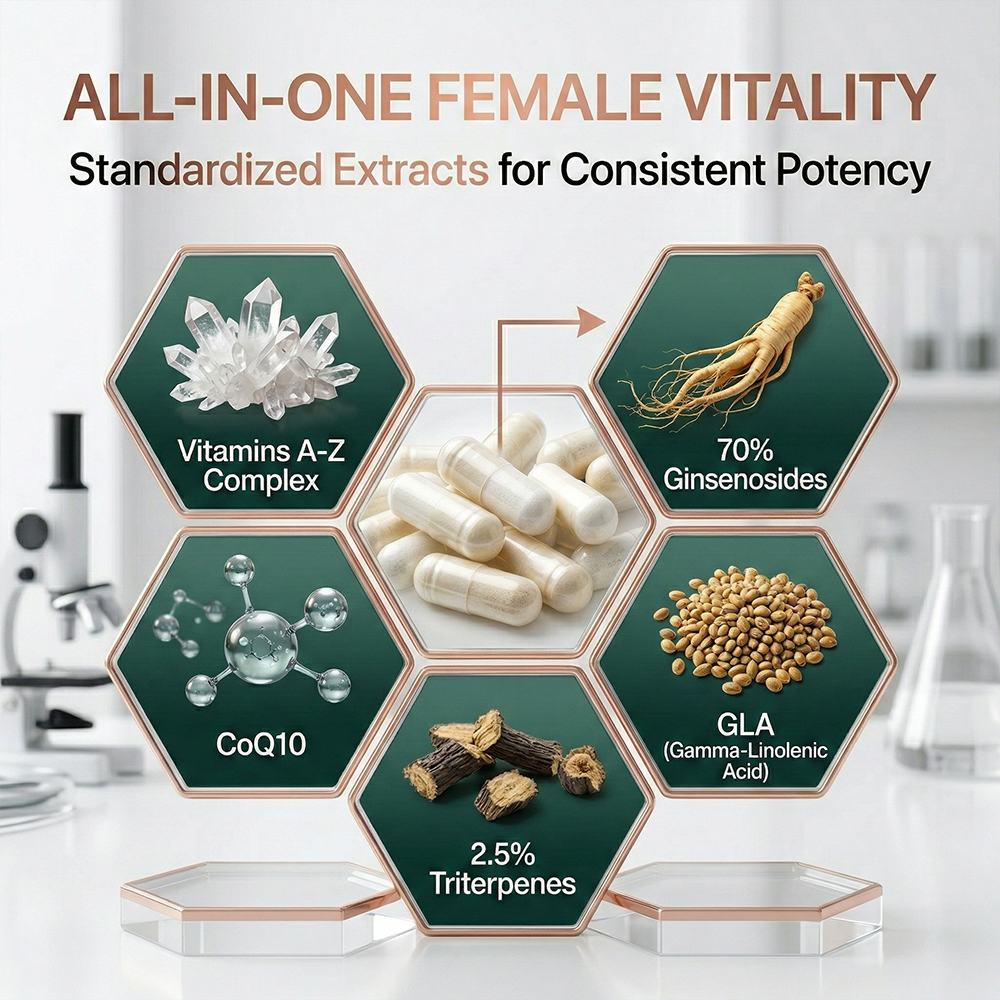 Female polynutrients + hormone support product detail image 3