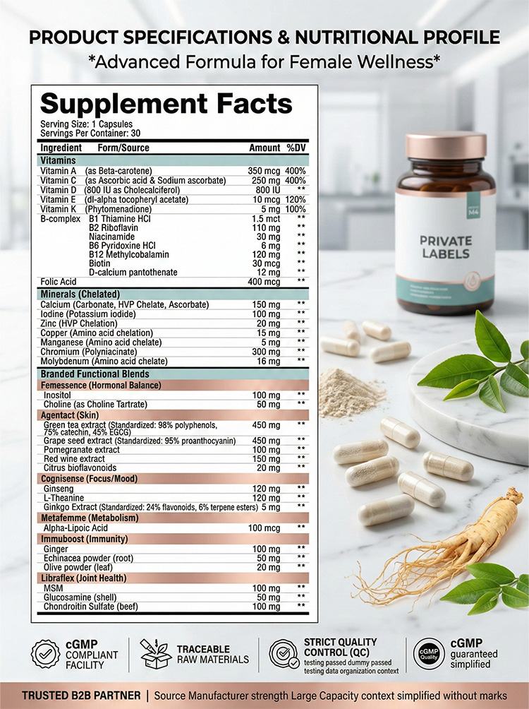 High-quality female multivitamins product detail image 7