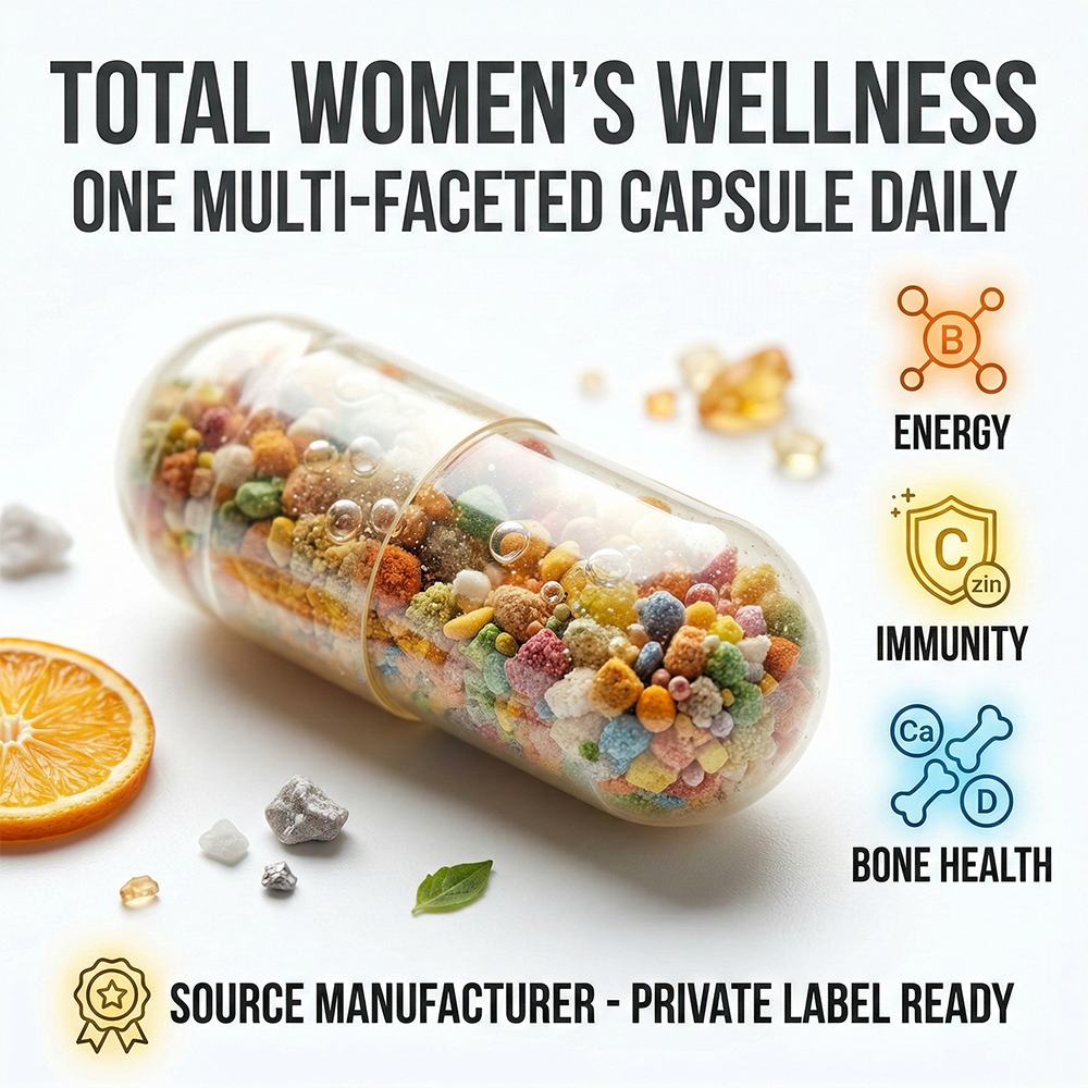 Multi-faceted supplement multivitamins for women