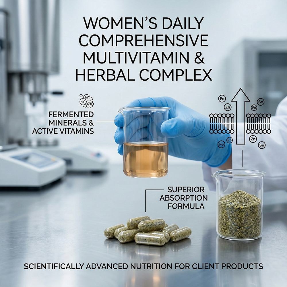 Women take a multi-vitamin tablet every day product detail image 5