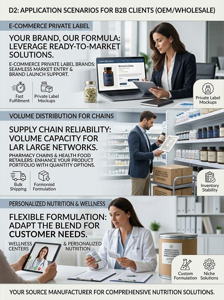 Women take a multi-vitamin tablet every day product detail image 8