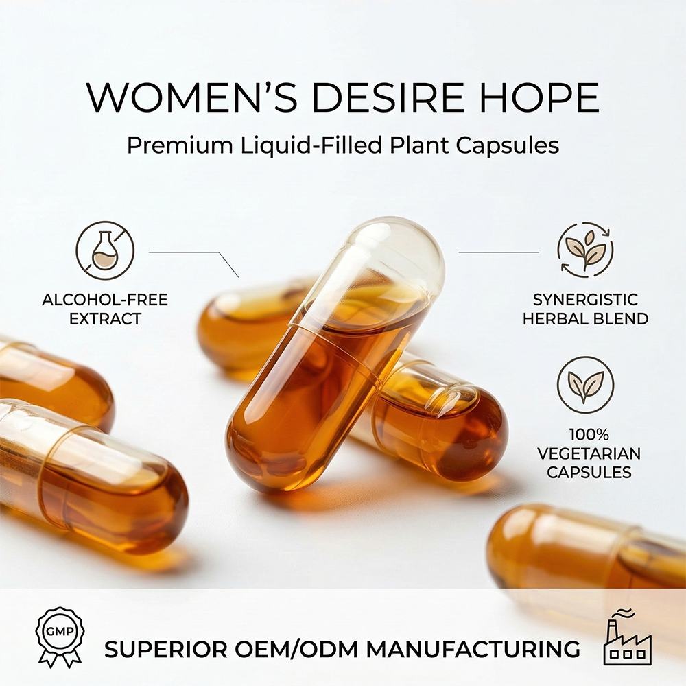 Women's Desire Hope Vegetarian Liquid Plant Capsules