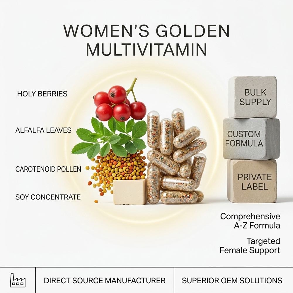 Women's golden multivitamin