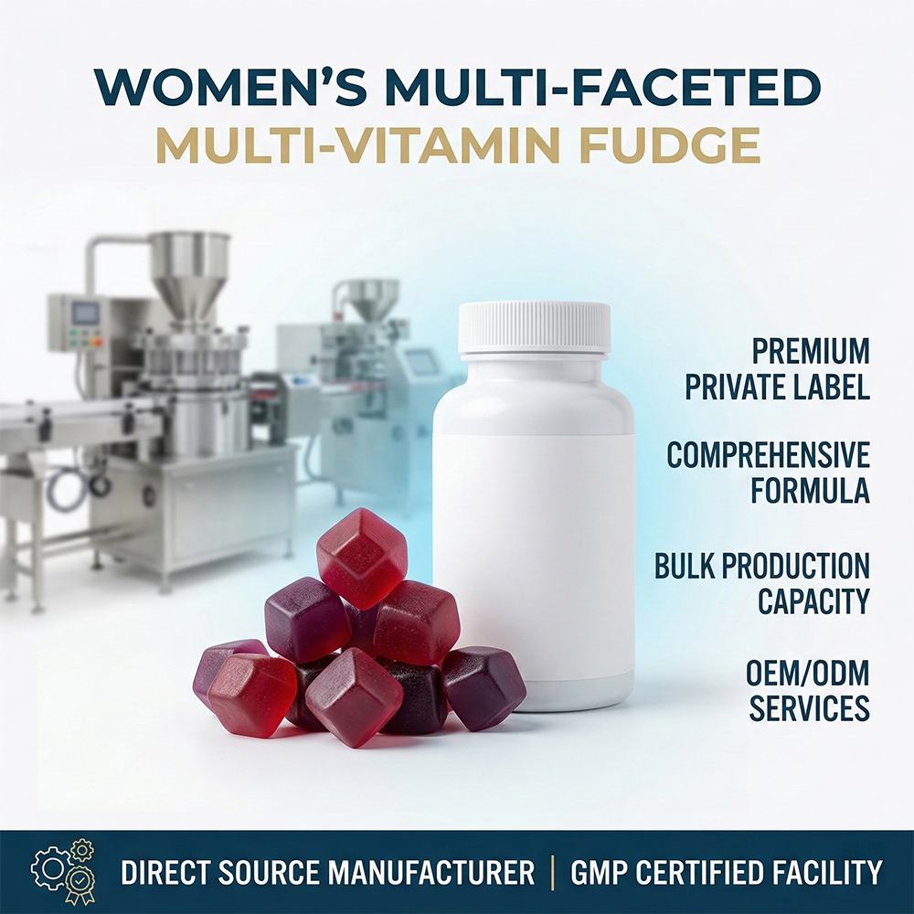 Women's multi-faceted multi-vitamin fudge