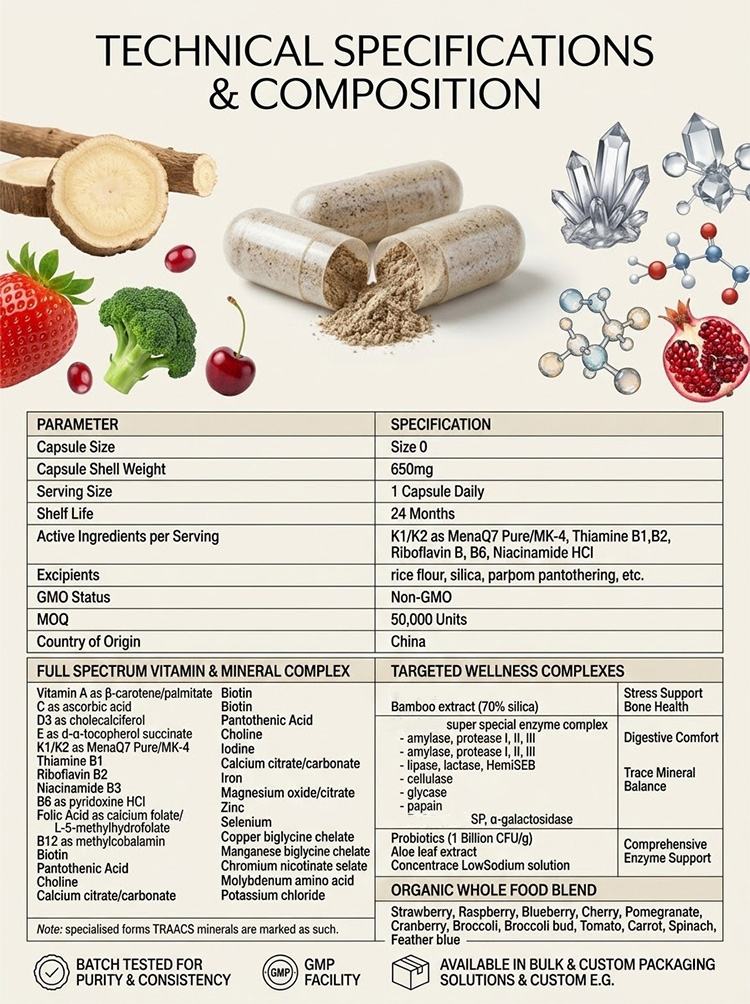 Women's multi-vitamins and minerals product detail image 7