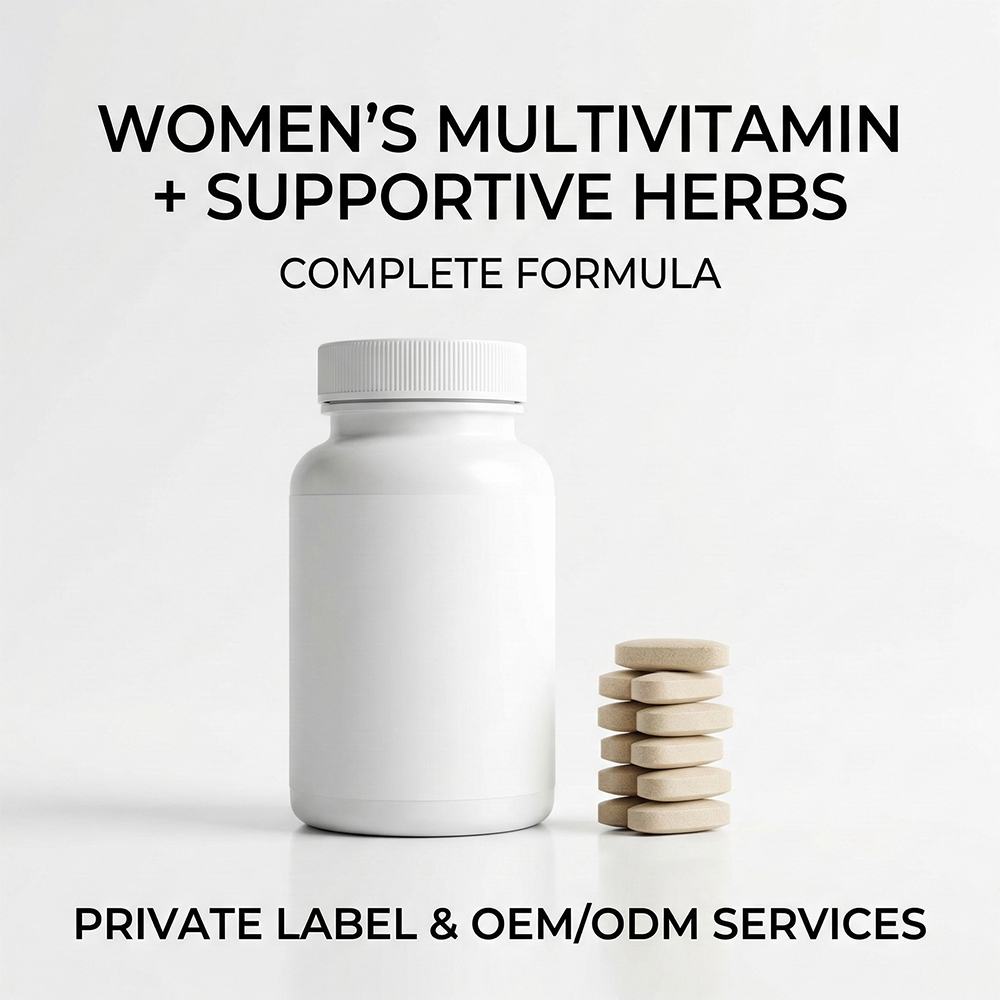 Women, multi-vitamin + supportive herbs